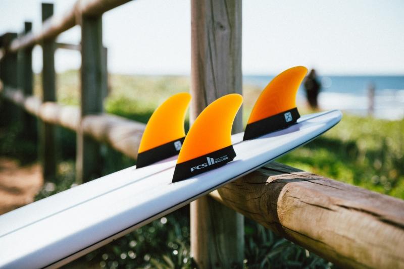 Ailerons de surf montés en thruster